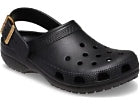 Classic metallic buckle clog