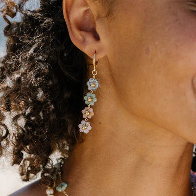 flower earrings Lotus & Luna